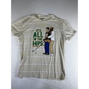 Mens Happy Gilmore Yellow XXL Golf Shirt Excellent Condition